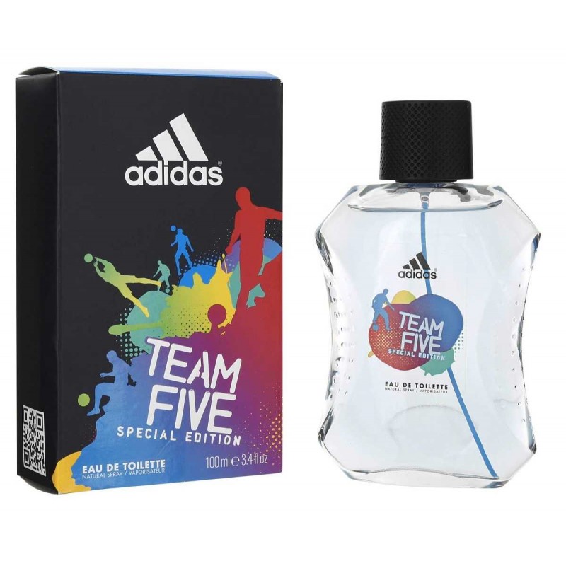 Adidas Team Five Eau de Toilette Spray For Men 100ml photo