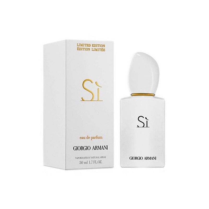 Giorgio Armani Si White Limited Edition Eau De Parfum FOR WOMEN 100ml foto